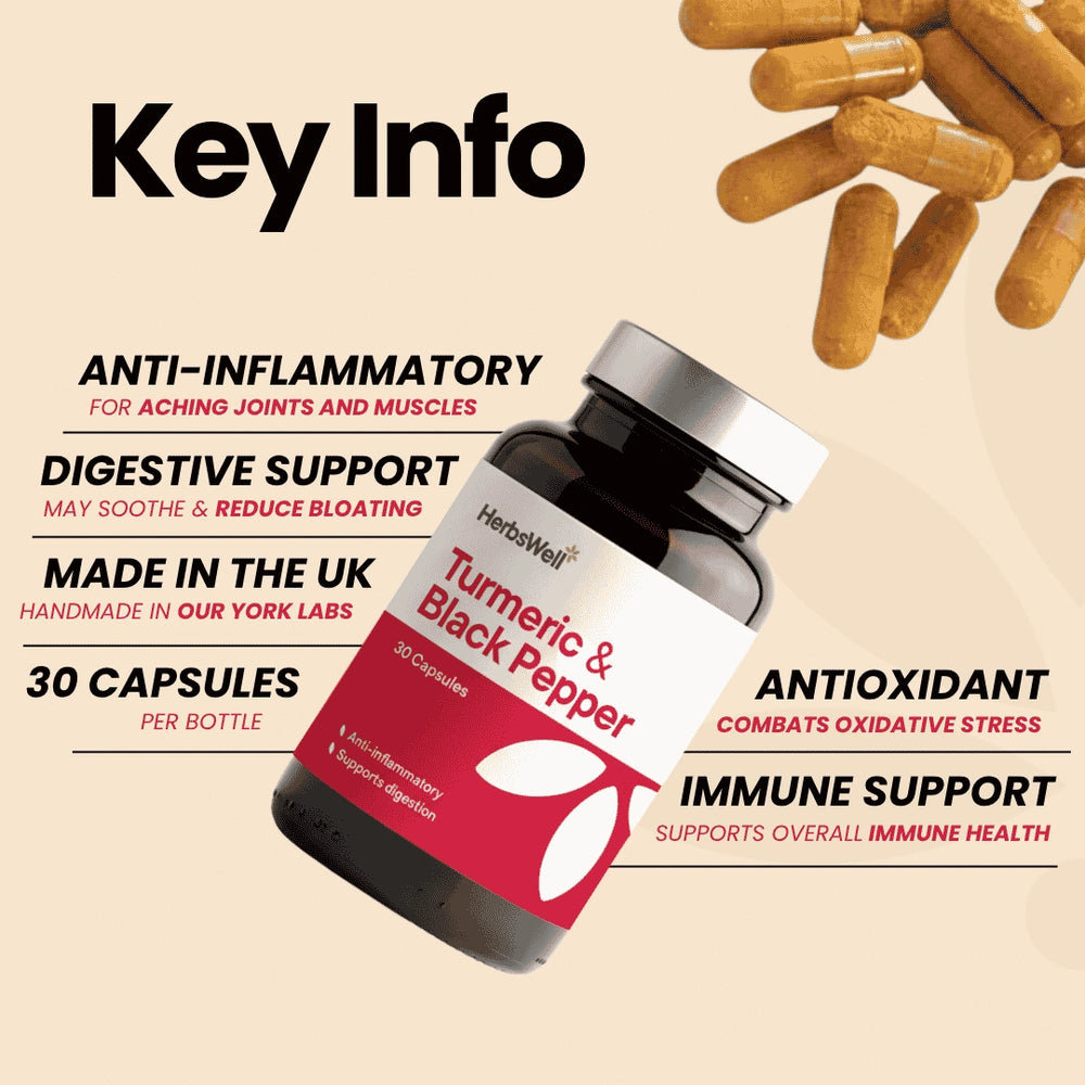 TURMERIC AND BLACK PEPPER CAPSULES